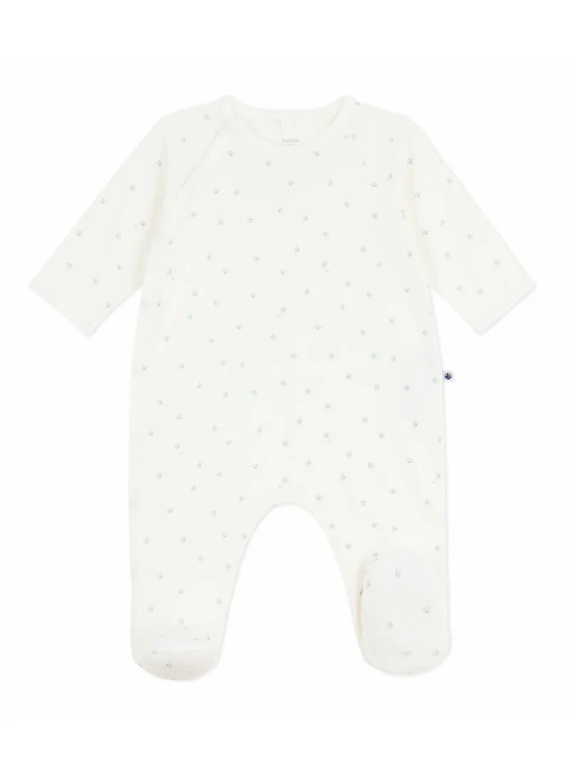 Petit Bateau Babies' printed cotton pyjama suit
